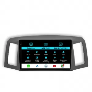 Dedicated Navigation suitable for Jeep Grand Cherokee (2004-2007), 2K, 4Gb RAM, 64Gb Storage, Android Auto, Carplay - NAVCAJ6031912