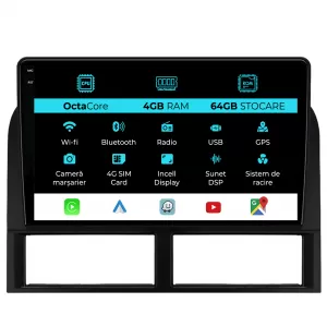Dedicated Navigation suitable for Jeep Grand Cherokee (1998-2004), 9 Inch, 4Gb RAM, 64Gb Storage, Android Auto, Carplay - NAVCAJ6031917