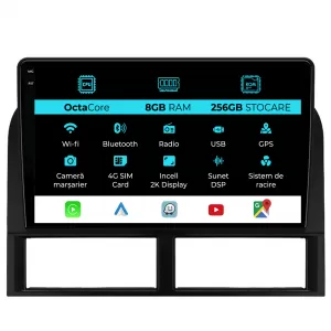 Dedicated Navigation suitable for Jeep Grand Cherokee (1998-2004), 2K, 8Gb RAM, 256Gb Storage, Android Auto, Carplay - NAVCAJ6031921
