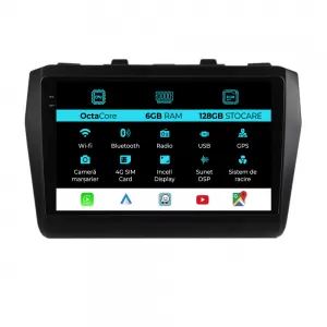Dedicated Navigation suitable for Suzuki Swift (2016-2022), 9 Inch, 6Gb RAM, 128Gb Storage, Android Auto, Carplay - NAVCAS6031966