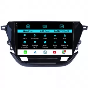 Dedicated Navigation suitable for Opel Corsa F (2019 - 2023), QuadCore, 9 Inch, 4Gb Ram, 64Gb Storage, Android Auto, Carplay - NAVCAO6031972