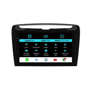 Dedicated Navigation suitable for Lancia Ypsilon (2012-2020), 9 Inch, 2Gb RAM, 32Gb Storage, Android Auto, Carplay - NAVCAL6031995
