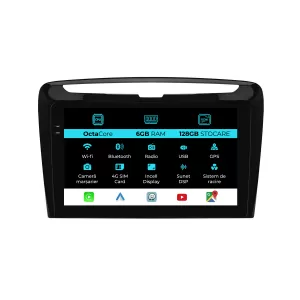 Dedicated Navigation suitable for Lancia Ypsilon (2012-2020), 9 Inch, 6Gb Ram, 128Gb Storage, Android Auto, Carplay - NAVCAL6031998