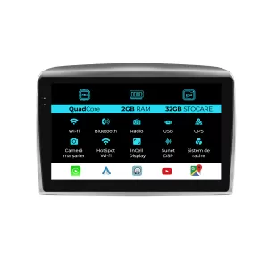Dedicated Navigation suitable for Lancia Ypsilon (2006-2011), 9 Inch, 2Gb RAM, 32Gb Storage, Android Auto, Carplay - NAVCAL6032003