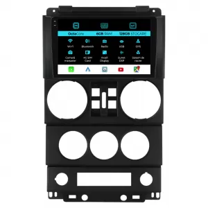 Dedicated Navigation suitable for Jeep Wrangler Rubicon (2008-2010), 9 Inch, 6Gb Ram, 128Gb Storage, Android Auto, Carplay - NAVCAJ6032022
