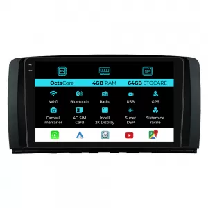 Dedicated Navigation suitable for Mercedes Benz R-Class W254 (2005-2017), 2K, 4Gb RAM, 64Gb Storage, Carplay - NAVCAM6032078