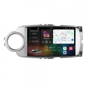 Dedicated Navigation suitable for Toyota Yaris (2011-2018), 2K, 12Gb RAM, 256Gb Storage, Carplay - NAVCAT6032120