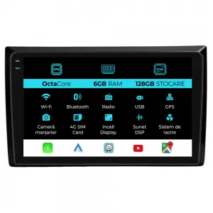 Dedicated Navigation suitable for Volkswagen Beetle (2012 - 2018), 10 Inch, 6Gb Ram, 128Gb Storage, Android Auto, Carplay - NAVCAV6032140