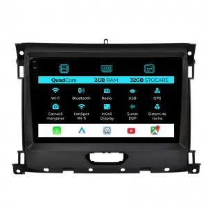 Dedicated Navigation suitable for Ford Ranger (2011 - 2015), 9 Inch, 2Gb RAM, 32Gb Storage, Android Auto, Carplay - NAVCAF6032225