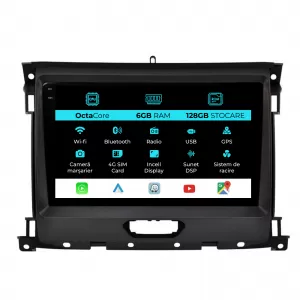 Dedicated Navigation suitable for Ford Ranger (2011 - 2015), 9 Inch, 6Gb Ram, 128Gb Storage, Android Auto, Carplay - NAVCAF6032228