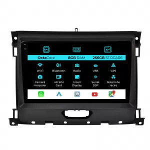 Dedicated Navigation suitable for Ford Ranger (2011 - 2015), 9 Inch, 8Gb RAM, 256Gb Storage, Android Auto, Carplay - NAVCAF6032229