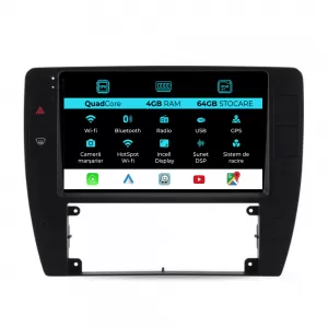 Dedicated Navigation suitable for Volkswagen Passat B5 (2000 - 2005), QuadCore, 9 Inch, 4Gb Ram, 64Gb Storage, Android Auto, Carplay - NAVCAV6032284