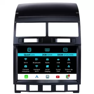 Dedicated Navigation suitable for Volkswagen Touareg (2003 - 2010), 9 Inch, 2Gb Ram, 32Gb Storage, Android Auto, Carplay