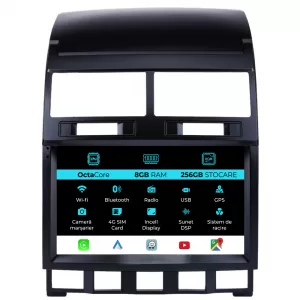 Dedicated Navigation suitable for Volkswagen Touareg (2003 - 2010), 9 Inch, 8Gb Ram, 256Gb Storage, Android Auto, Carplay