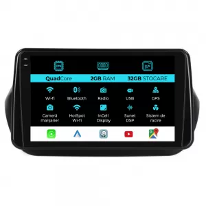 Dedicated Navigation suitable for Citroen Nemo (2008 - 2017), 9 Inch, 2Gb Ram, 32Gb Storage, Android Auto, Carplay - NAVCAC6032315