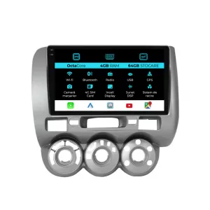 Dedicated Navigation suitable for Honda Jazz City (2002-2007), 9 Inch, 4Gb Ram, 64Gb Storage, Android Auto, Carplay - NAVCAH6032325