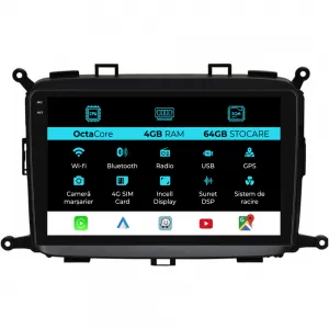 Dedicated Navigation suitable for Kia Carens (2012-2017), 9 Inch, 4Gb Ram, 64Gb Storage, Android Auto, Carplay - NAVCAK6032368