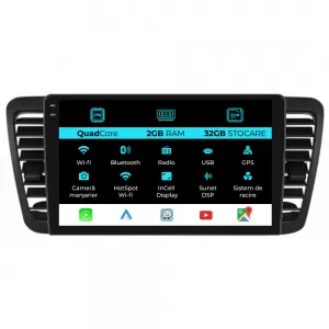 Dedicated Navigation suitable for Subaru Legacy Outback (2004-2009), 9 Inch, 2Gb RAM, 32Gb Storage, Android Auto, Carplay - NAVCAS6032374
