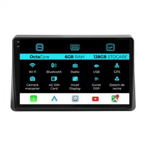 Dedicated Navigation suitable for Opel Movano (2020 - 2024), 10 Inch, 6Gb Ram, 128Gb Storage, Android Auto, Carplay - NAVCAO6032385