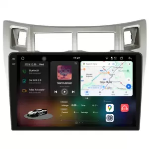 Dedicated Navigation suitable for Toyota Yaris (2005-2011), 2K, 12Gb RAM, 256Gb Storage, Carplay - NAVCAT6032397