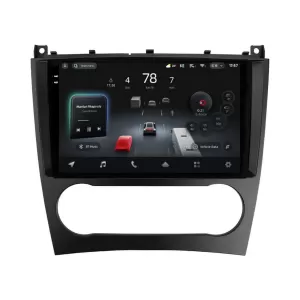 Car Navigation with AI Assistance Teyes CC4 PRO suitable for Mercedes-Benz C Class W203 2004-2011 8+128GB 9.5 QLED, Android 13, 5G, 7.1 DSP, CarPlay - NAVCAM6032528