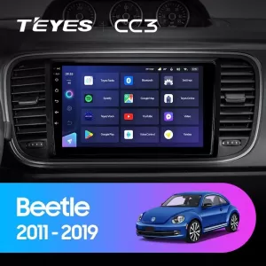 Car Navigation with AI Assistance Teyes CC4 PRO suitable for Volkswagen Beetle 2011-2019 8+128GB 9.5 QLED, Android 13, 5G, 7.1 DSP, CarPlay - NAVCAV6032588