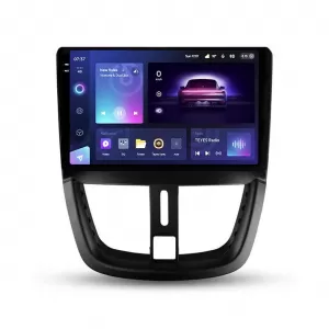 Teyes CC3 2K 360 Car Navigation suitable for Peugeot 207 2006-2015 6+128GB 9.5 QLED Octa-core 2GHz, Android 4G Bluetooth 5.1 DSP - NAVCAP6032811