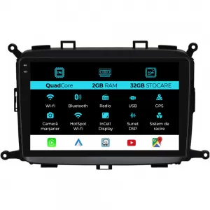 Dedicated Navigation suitable for Kia Carens (2012-2017), 9 Inch, 2Gb Ram, 32Gb Storage, Android Auto, Carplay - NAVCAK6032971
