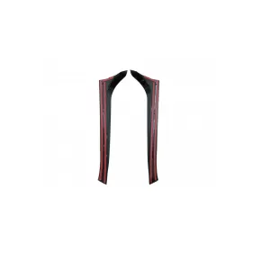 Rear Spoilers Right & Left suitable for VW Polo AW 18+ Piano Black Standard Version 2 Pcs From Abs Plastic-image-6289830