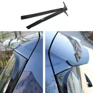 Rear Spoilers Right & Left Suitable for VW Golf VII (7 & 7.5) 12-20 Piano Black Standard Version 2 Pcs From Abs Plastic-image-6289840