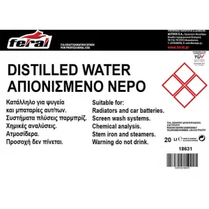 Distilled Water Feral 20L