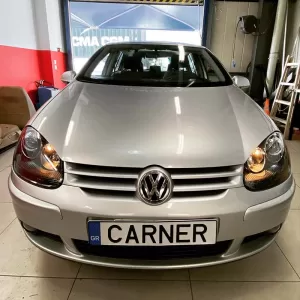 Headlights Set suitable for VW Golf V (5) 03-08 Projectors GTI / R32 Look Black H7/H7 With Motor & E-Mark Carner-image-6289945