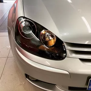 Headlights Set suitable for VW Golf V (5) 03-08 Projectors GTI / R32 Look Black H7/H7 With Motor & E-Mark Carner-image-6289946