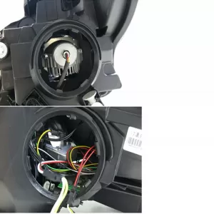 Headlights Set Suitable for Mercedes-Benz Vito W447 14+ DRL Led Tube & Led Signal Dynamic Black With Motor Carner-image-6290000