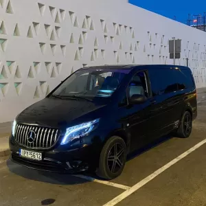 Headlights Set Suitable for Mercedes-Benz Vito W447 14+ DRL Led Tube & Led Signal Dynamic Black With Motor Carner-image-6290005
