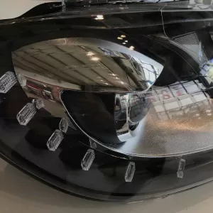 Headlights Set suitable for VW Golf VI (6) 08-12 DRL GTI /R20 Look Black H7/H7 With Motor Carner-image-6290033