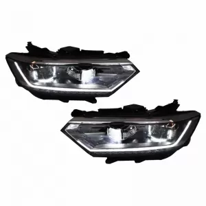 Headlights Set suitable for VW Passat B8 15+ DRL LED Matrix & LED Signal Dynamic R-Line Look Full LED With Motor Carrier-image-6290044