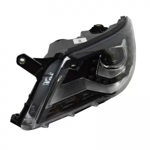 Headlights Set suitable for VW Tiguan mk1 07-11 DRL Black H7/H7 With Motor Carner-image-6290058