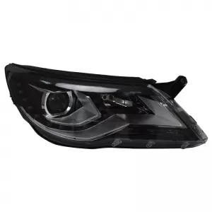 Headlights Set suitable for VW Tiguan mk1 07-11 DRL Black H7/H7 With Motor Carner-image-6290061