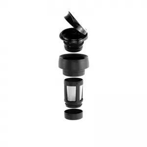 Timolino Omni Tritan Insulated Bottle Tall 400ml Black-image-6290117