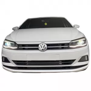 Headlights Set Suitable for VW Polo AW 17+ DRL LED Tube GTI Look Black/Silver Line Upgrade with Xenon with Motor Carrier-image-6290173