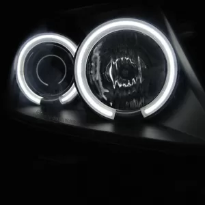 Headlights Set Suitable for Suzuki Swift 05-10 CCFL Angel Eyes Black H1/H1 Sonar-image-6290618