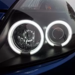 Headlights Set Suitable for Suzuki Swift 05-10 CCFL Angel Eyes Black H1/H1 Sonar-image-6290624