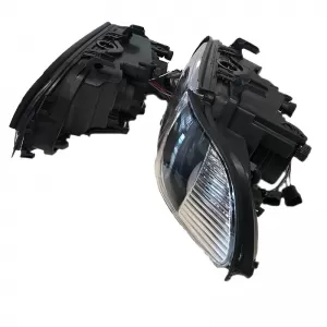 Headlights Set Suitable for BMW 5 E39 95-03 Angel Eyes Facelift LCI Look Black H7/H7 Manual Carner-image-6290653