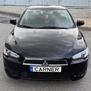 Headlights Set Suitable for Mitsubishi Lancer 07-17 DRL Led Tube & Dynamic Signal Black/Chrome H7 Manual VLAND-image-6290692