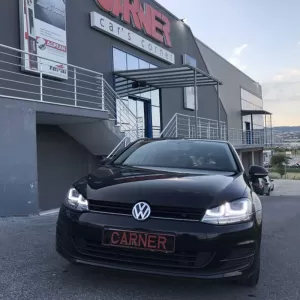 Headlights Set suitable for VW Golf VII (7) 12-17 U-Type DRL & Led Signal Dynamic GTI R-Line Look Black H7/H7 With Motor Carner-image-6290707