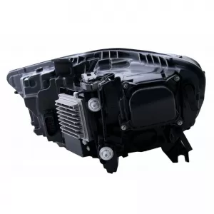 Headlights Set Suitable for Audi A6 4G C7 11-18 DRL Full Led Matrix Design & Dynamic Signal Black With Motor Carrier-image-6290719