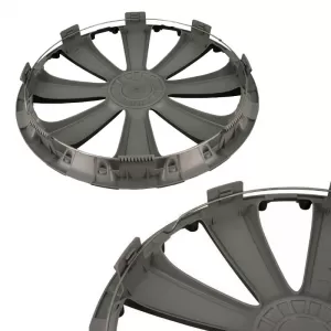 Wheel Covers 15'' Royal 100228 RR Black CBX 4 Pieces-image-6290803