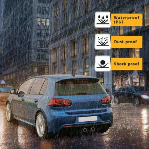 Tailights Set suitable for VW Golf VI (6) 08-12 Full Led GTI R20 Look Red/Smoke VLand-image-6291001