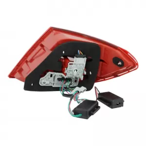 Tailights Set Suitable for Mercedes-Benz C-Class W204 07-12 Led Bar Facelift Look Red/Crystal Carner-image-6291020